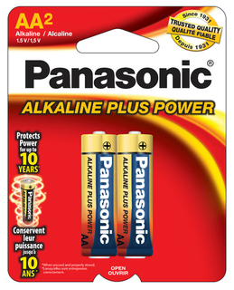 Panasonic AA Alkaline 2 pack Carded - AM3PA2B Product Image
